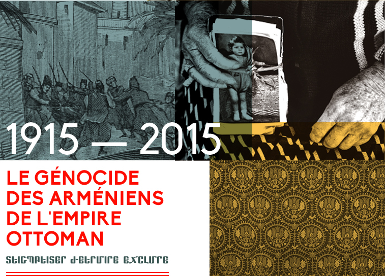 visuel de présentation de l'exposition consacrée au génocide des arméniens