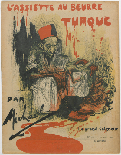 Couverture de L’Assiette au beurre, France, n° 72, 16 août 1902.